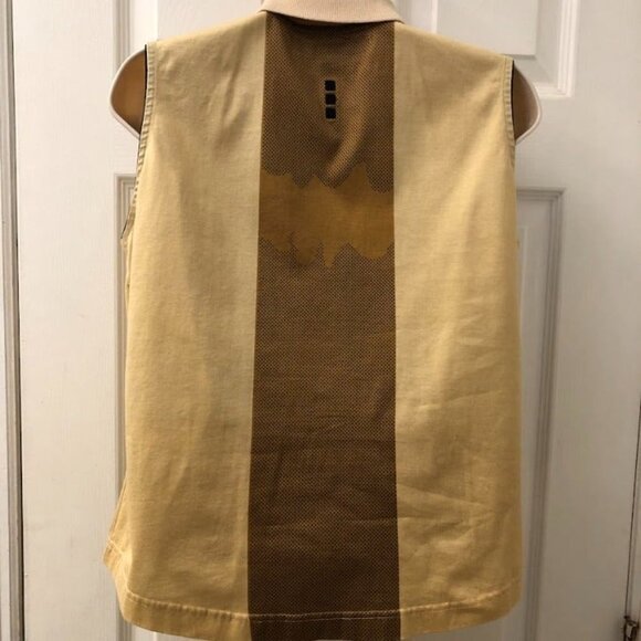 Jamie Sadock Women's Golf Sleeveless Shirt Size Medium Zip Collared Embroidered - Picture 4 of 6